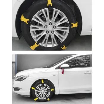 

ONEWELL 10PCS Car Snow Tire Wheel TPU Anti-skid Chains Belt For Two Tires Truck Off-Road SUV
