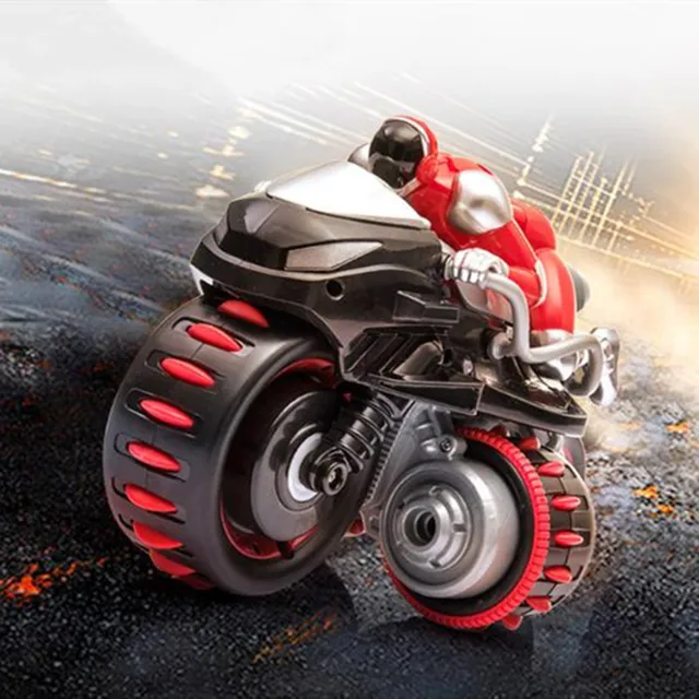 Large Size High Speed Remote Control RC Stunt Motorcycle Drift Racing Car Simulation Motorcycle Power Motor 3D Flip Rotation Toy 2