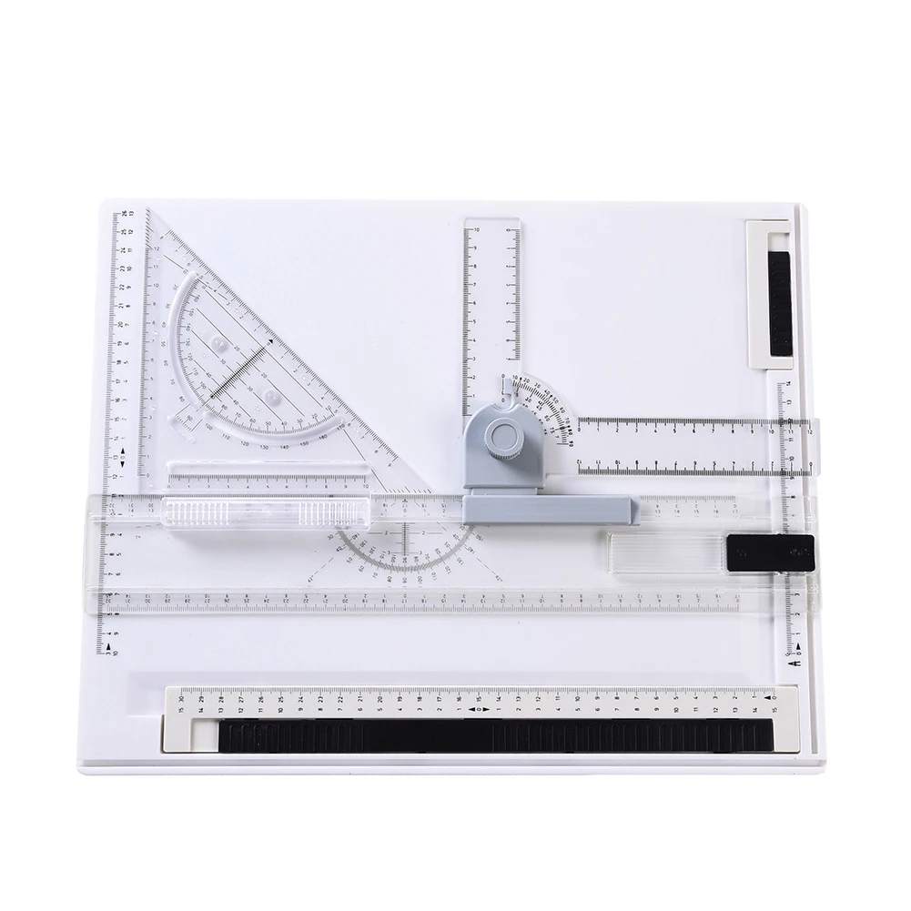 

A3 Gift Graphics Painting Adjustable Drawing Board Parallel Motion Multifunctional With Clear Rule Stationery For Kids Tools