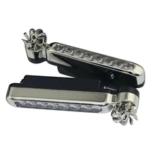 Комплектующие ветрового передние фары автомобиля с вращения вентилятора для Противотуманные фары Дневные Фары Предупреждение 8x светодиоды QP2