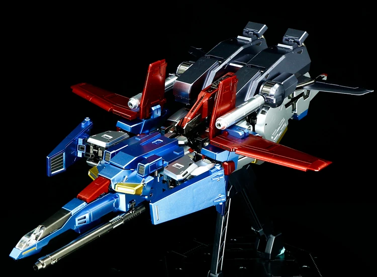 BANDAI MG 1/100 MSZ-010 ZZ gunдамская металлическая цветная ZZ до Ver Ka Gandaka мальчик игрушка подарок фигурки