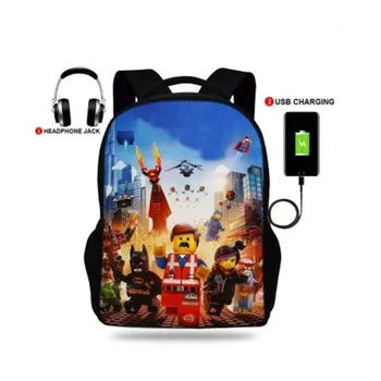 

New Style Girls School bags for students Most Fashion mochila bags Movie Print escolar bags For Teenager Boys