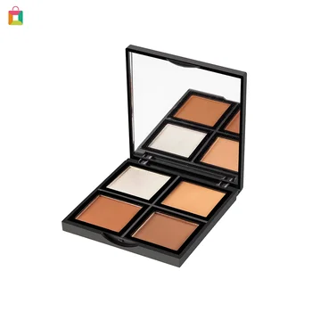 

BeautyBigBang 4 Colors Highlight Shadow Powder Shimmer Waterproof Long-lasting Toning Powder