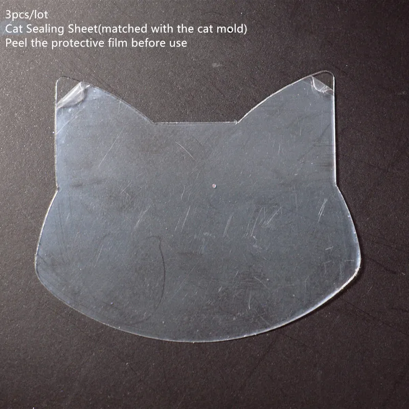 cat sealing sheet Новое поступление шейкер формы бутылки молока УФ смолы эпоксидной формы волшебная палочка масло шприц ремесло инструменты - Цвет: cat sealing sheet