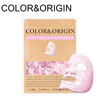 

Color&Origin Rose Tearing Face Mask Powder Collagen Hyaluronic Acid Peel Off Facial Masks Acne Treatment Whitening Moisturizing