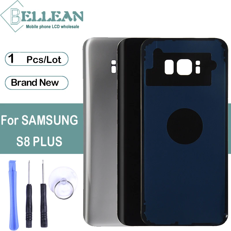 

1pcs Dinamico G955 Back Cover For Samsung Galaxy S8 Plus G955 Back Glass Rear Battery Door Housing Cover Repair Parts+Sticker
