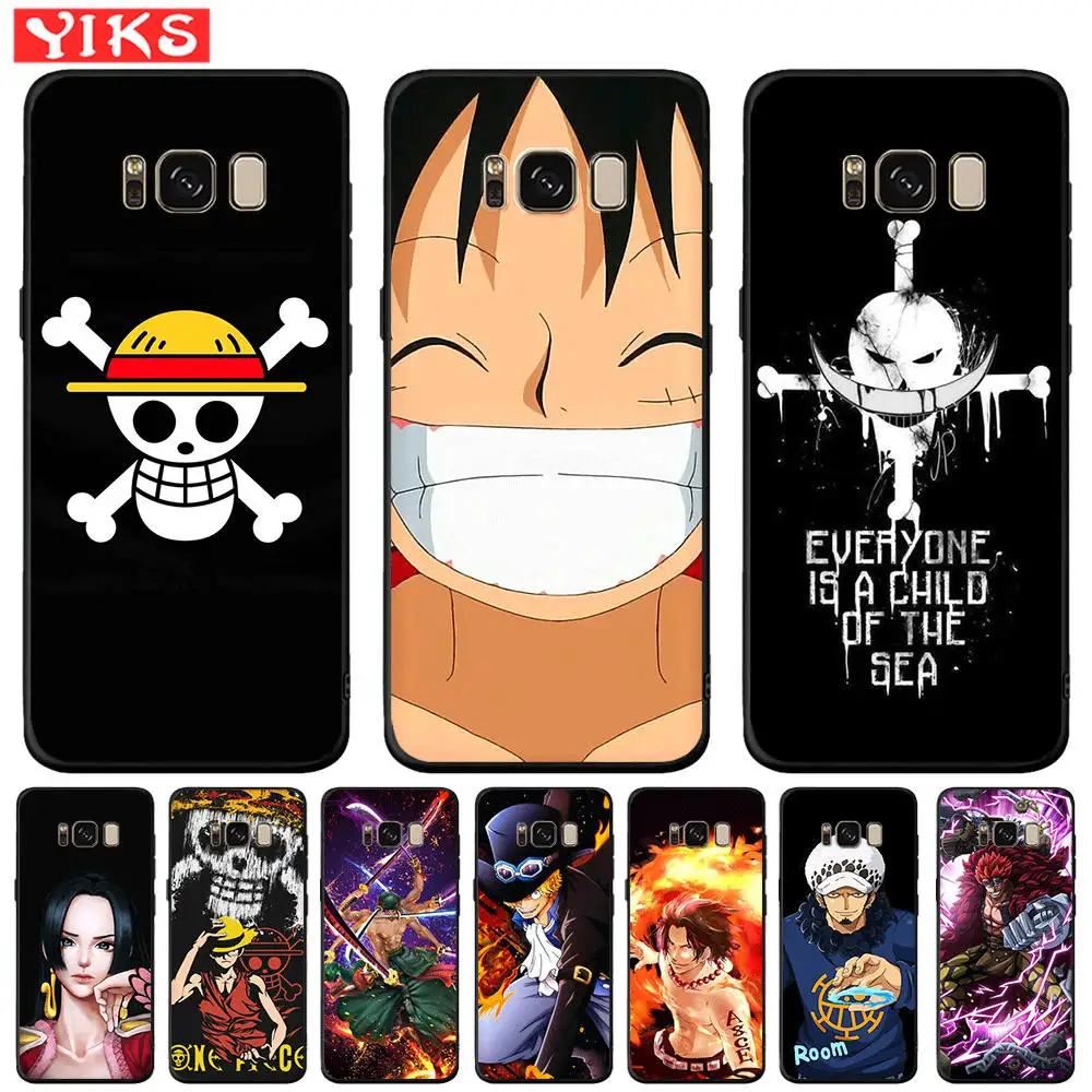 Аниме One Piece Luffy Ace Сабо Зоро для Samsung Galaxy S8 S9 S10 плюс S10e Note 8 S7 Edge силиконовый чехол Coque