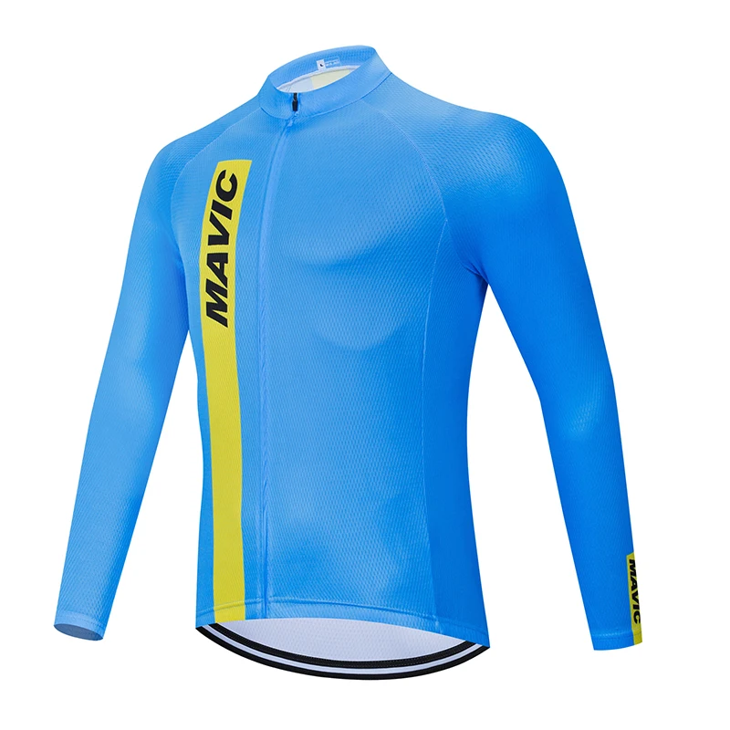 Mavic 2019 Pro team Мужская футболка с длинным рукавом для велоспорта весна-осень одежда