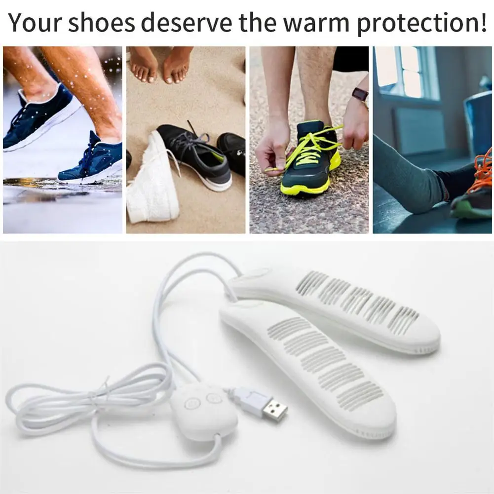 

USB Smart Timing Shoe Dryer Light Shoe Dryer Sterilization Protector Odor Deodorant Dehumidify Device Shoes Drier Machine Heater