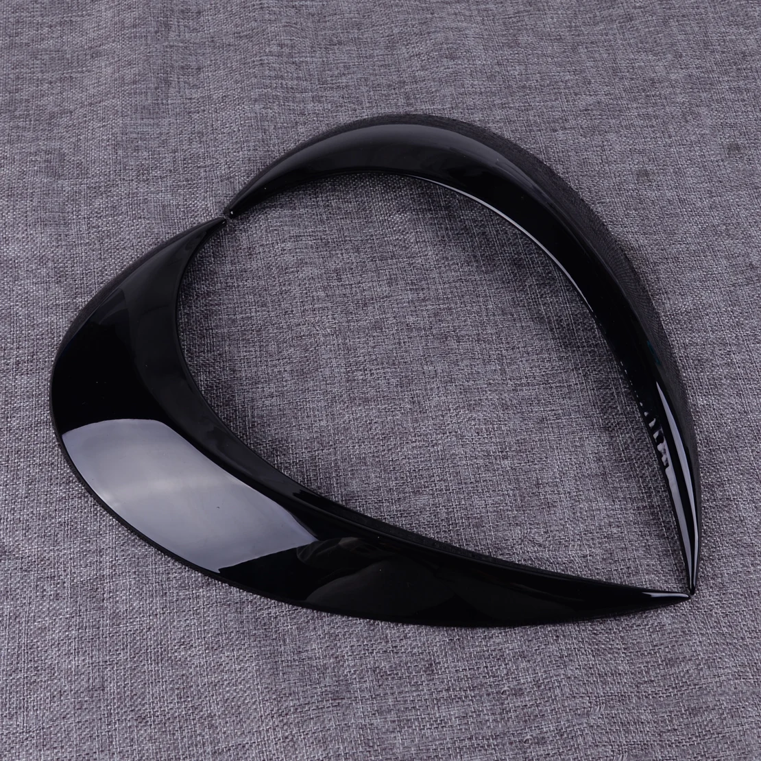 

DWCX Black Car Head Light Lamp Eyebrow Eyelid Cover Trim ABS Fit for VW Volkswagen Beetle A5 2012 2013 2014 2015 2016 2017 2018