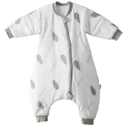Herbabe/спальный мешок для малышей; сезон осень-зима; Хлопковая пижама на молнии для малышей; Пижама для новорожденных; комбинезон; От 6 месяцев