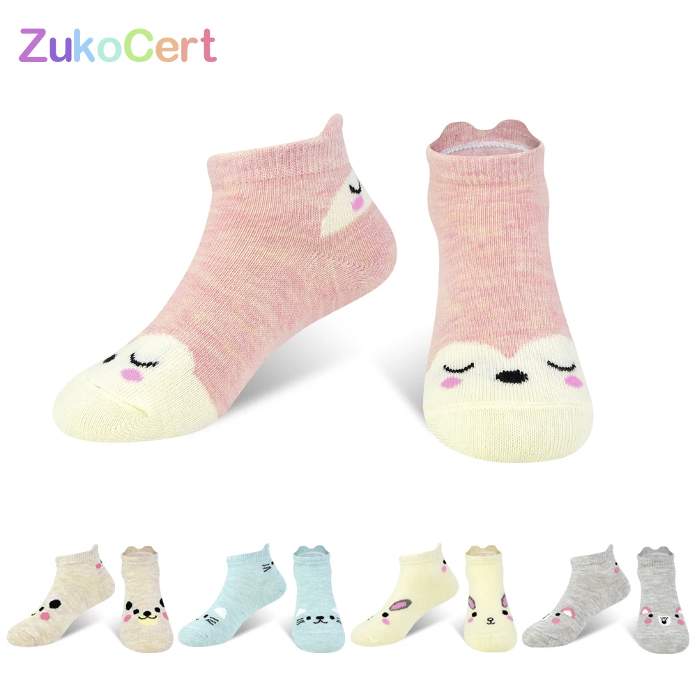 5 пара/лот Kawaii мягкие хлопковые детские носки сетчатые Дышащие для мальчиков и