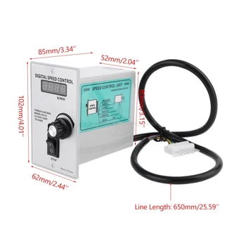 

Digital Display UX-52 400W Motor Speed Controller Regulated Speed Forword Backword Controller Torque control J21 20 Dropship