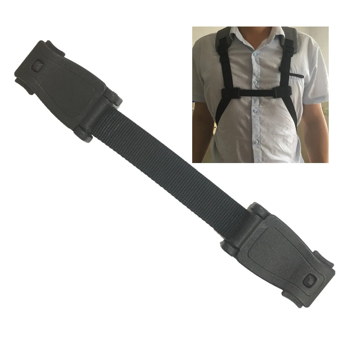 

New Style Outdoor Backpack Chest Strap A- line Backpack Relaxation with Children Shoulder Burden Relieving Chest Strap Buckle