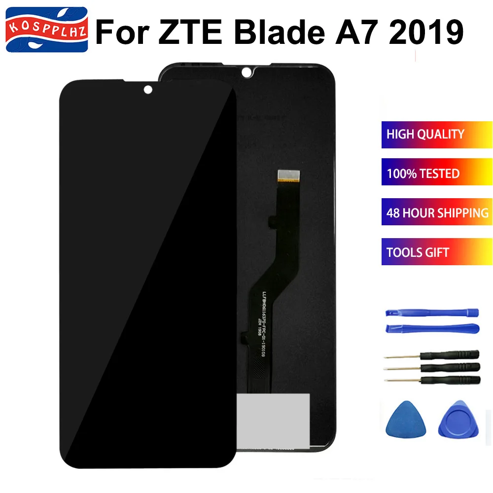 ЖК дисплей KOSPPLHZ для ZTE Blade A7 2019 сенсорный экран в сборе Замена высокого качества