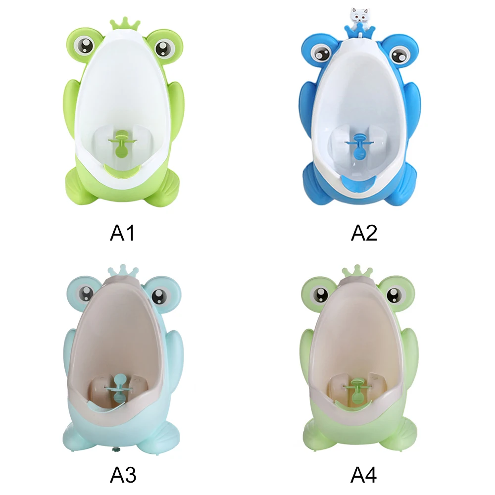 

New High Quality Baby Boy Potty Toilet Training Frog Kids Children WC Stand Vertical Urinal Infant Toddler Wall-Mounted Potty
