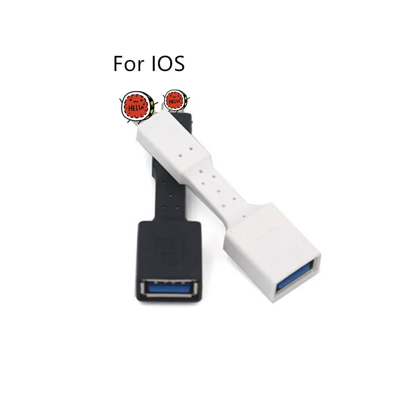 OTG адаптер для Iphone IOS 10,2 или ниже USB кабель для usb-устройств SD кардридер клавиатура гарнитура микрофон камера