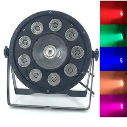 4 шт./лот светодиодный par 9x10 Вт + 30 Вт RGB 3in1 PAR светодиодный диско-свет светодиодное Освещение сцены световая установка диджея dmx светодиодный