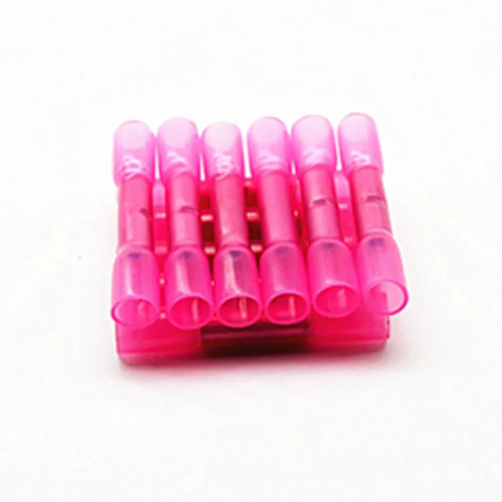50pcs Mixed size connector AWG 26-10 HDPE Material Waterproof Electric Heat Shrink Butt Connectors