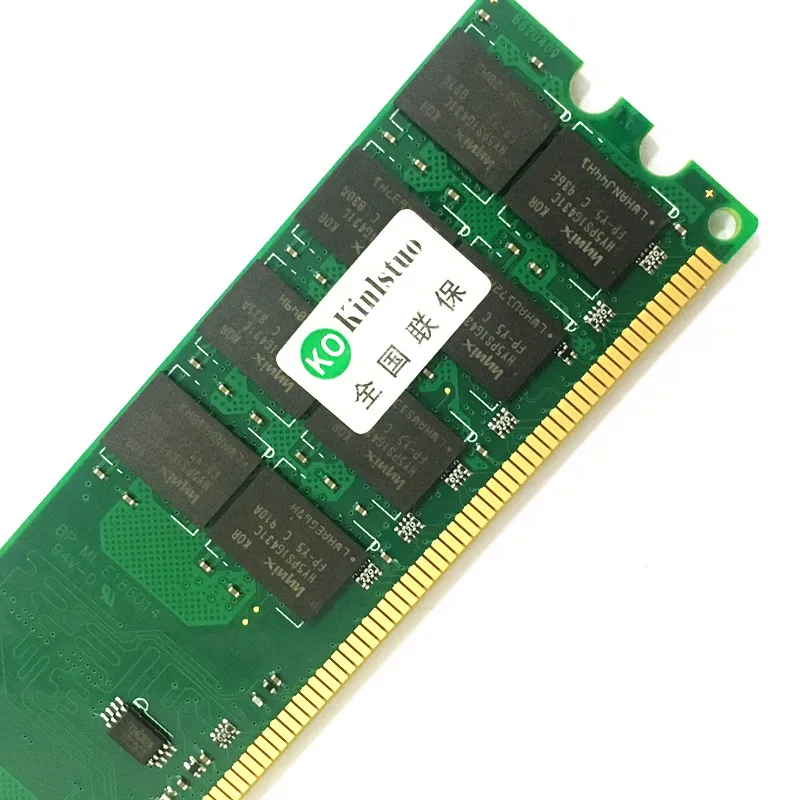 Memória de 4gb Ddr2 Ram 4gb x2 Pcs para o Desktop Novo Kinlstuo 4gb 800 667 533 Mhz para Memoria Ddr2 Amd Rams - Imagem 5