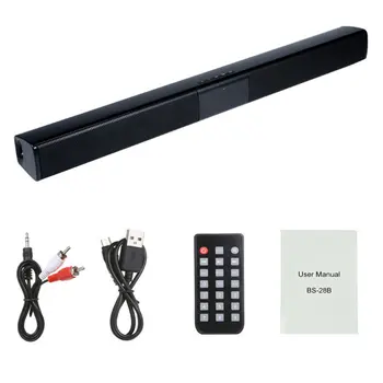 

20W Soundbar Home Theater Surrounding 3D Sound Wireless Speaker with RCA/ AUX/ USB Cable High Sound Performance