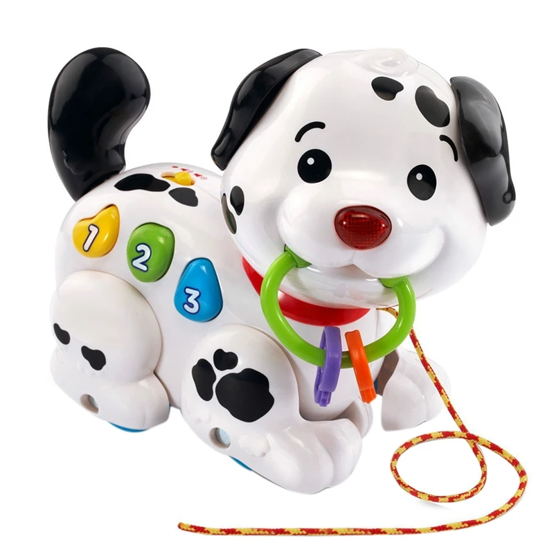 

Early Childhood Education Pull Electric Dog Puzzle Intelligent Voice Learning Story Contact Sensor Learn To Climb Early Educatio