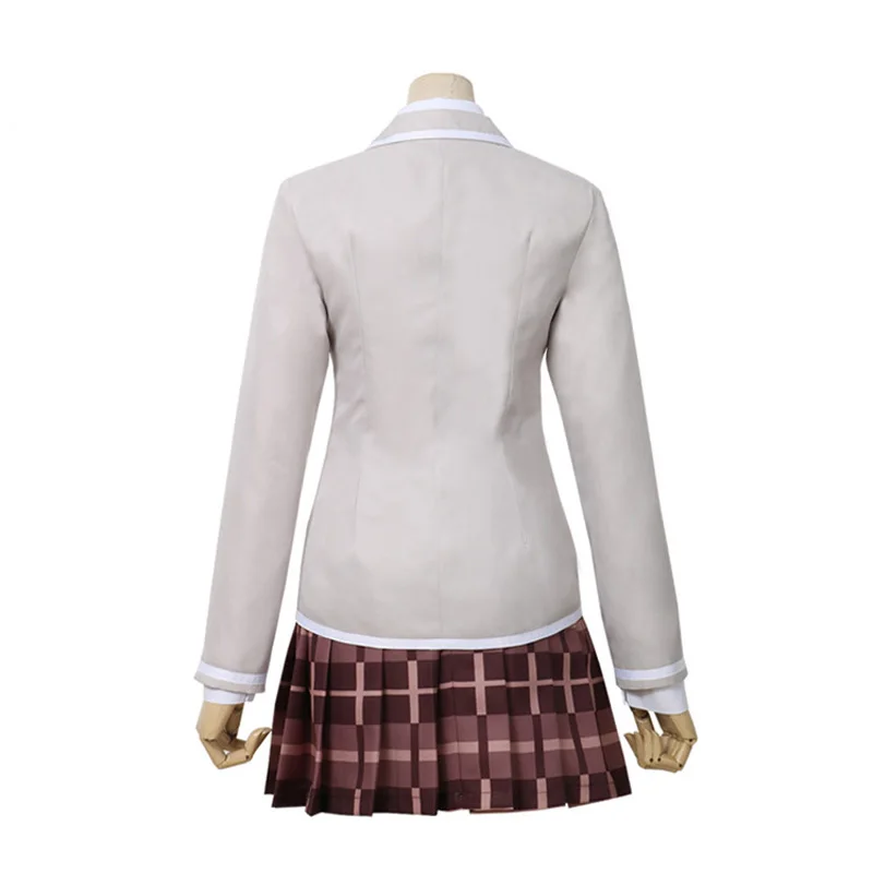 Imai Lisa Cosplay Costume BanG Dream! Roselia Cosplay Wig High School Girl JK Uniform Suit Halloween Party 0 (5)