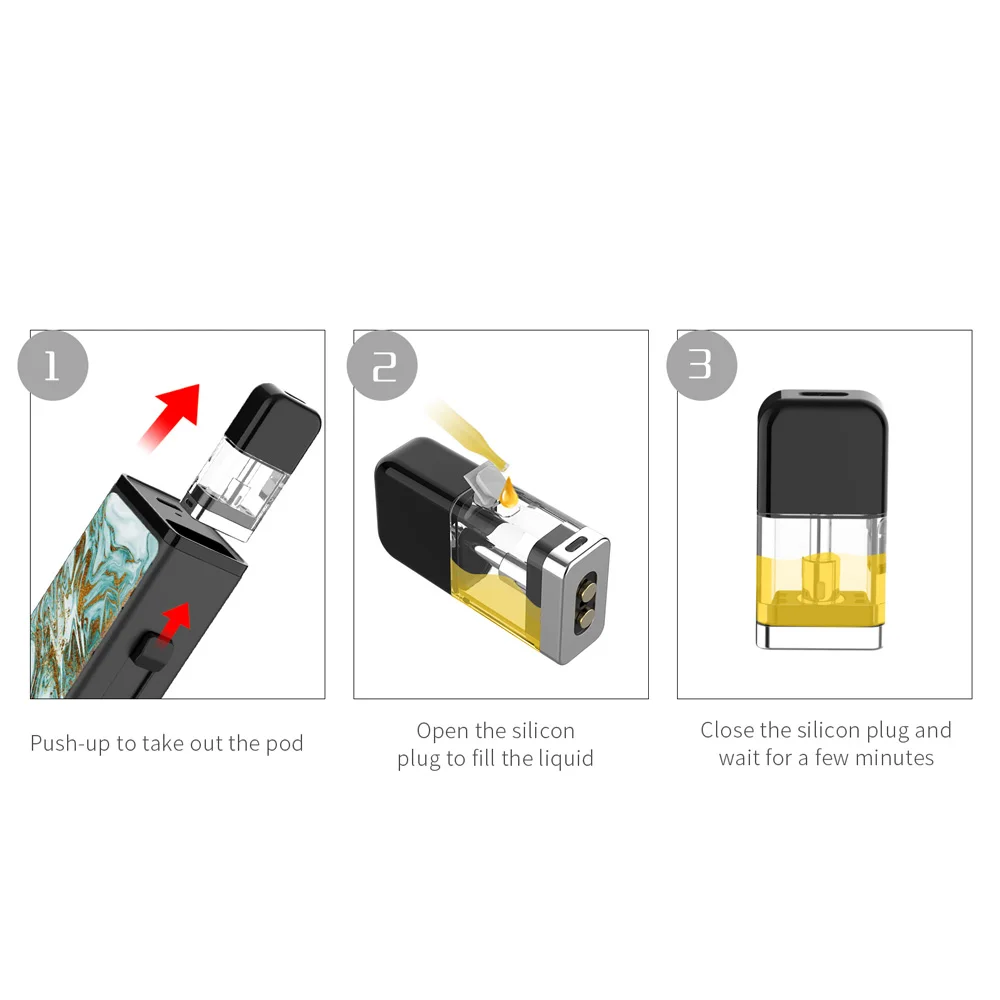 Горячие OBS Land Pod Vape Kit 750 мАч 1 5 мл Ecigs стартовый набор Vaper Box Mod со сменная катушка