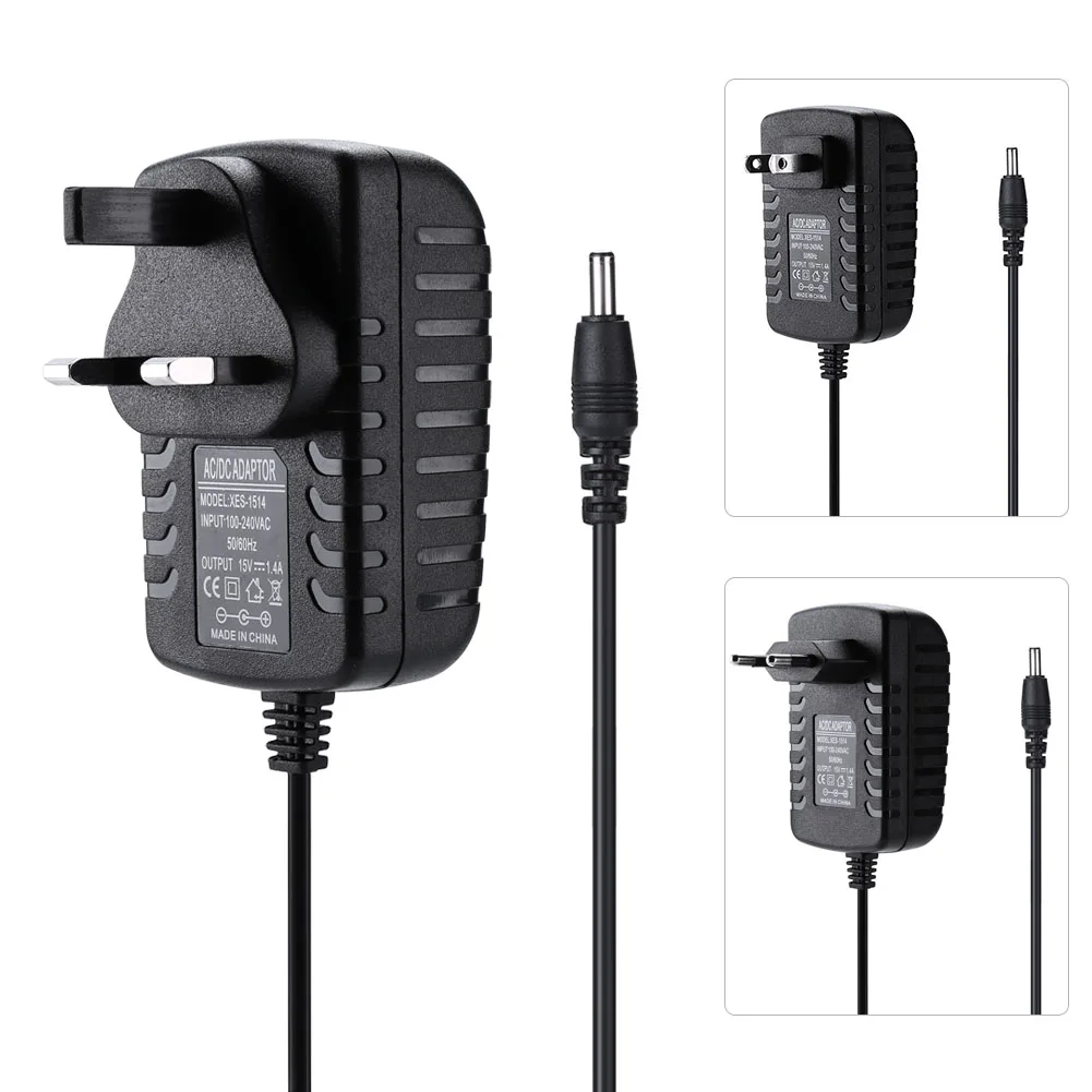 

New Power Adapter 6.7FT Cord 21W 15V 1.4A Power Adapters AC/DC Power Supply Adapter Charger US UK EU Plug Dropshipping