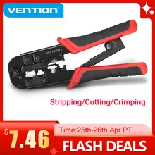 Vention RJ45 Crimping Tool RJ45 Network Cutting Tools 8P RJ45 Crimper Cutter Stripper Plier for Modular RJ12 RJ11 Crimp Crimper