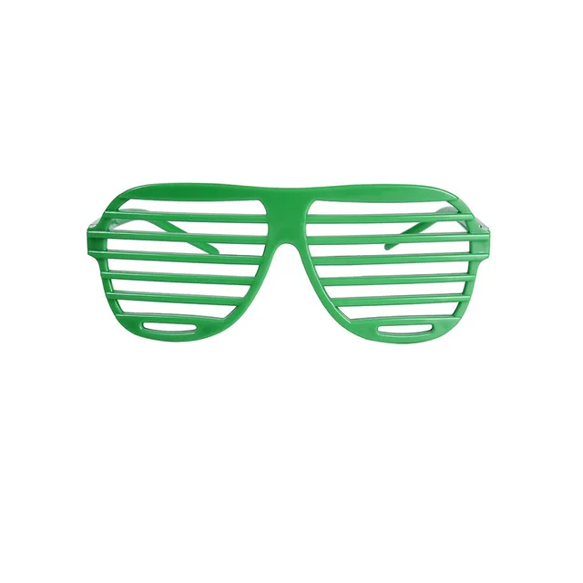 St Patricks Day  Irish Party Decorations Glasses Headwear Lucky Green Clover Funny Clover Green Hat Glasses Holiday Gift WQ07 (7)