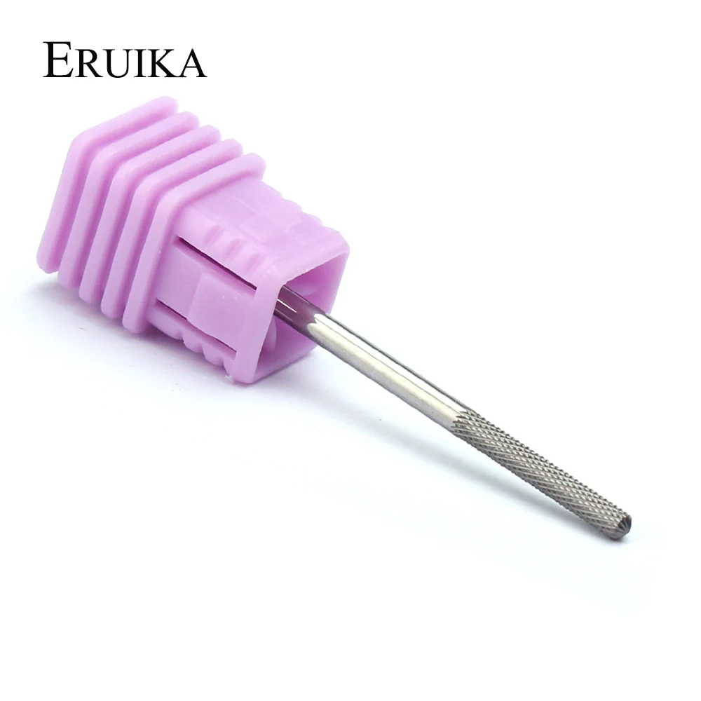 

ERUIKA 1PC Carbide Tungsten Milling Cutter Cuticle Burrs Electric Nail Drill Bit Polishing Tools for Manicure Drill Nail Tools