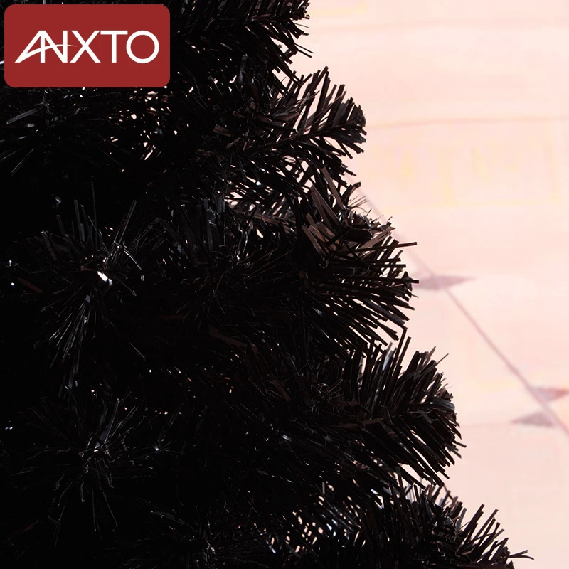 Рождественская елка 90 см черная розовая красная мини искусственная украшения