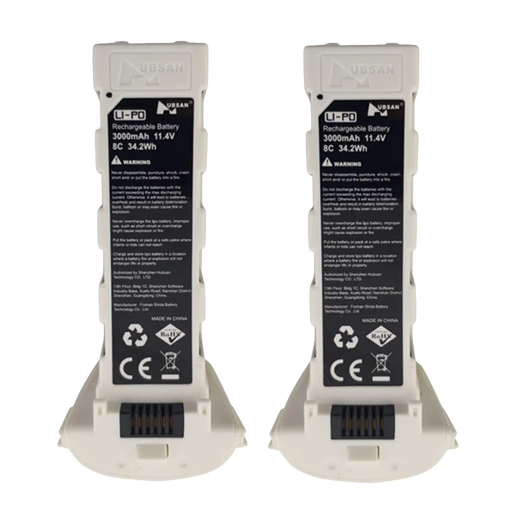 HIINST 2PCs11.4V 3100mAh Lipo батарея высокой емкости для Hubsan Zino H117S GPS RC Дрон высокого качества