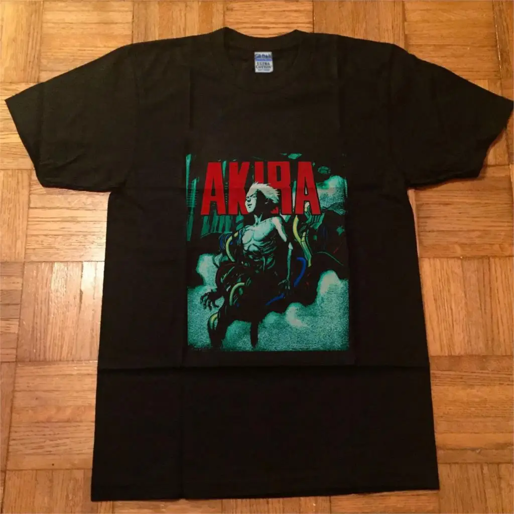 Винтажная Футболка AKIRA 90 s футболка с принтом из аниме и мультфильма новая летняя