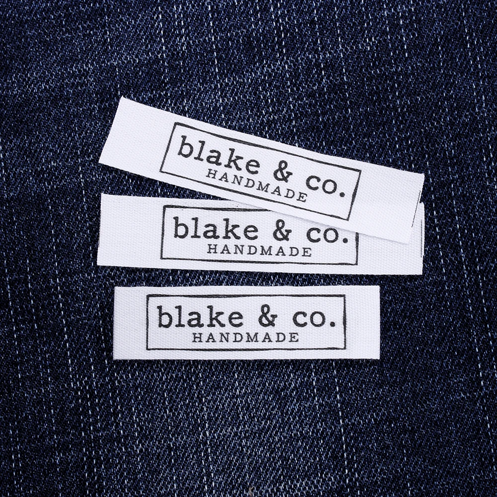Custom Sewing label，Custom Clothing Labels Brand Tags, Logo or Text