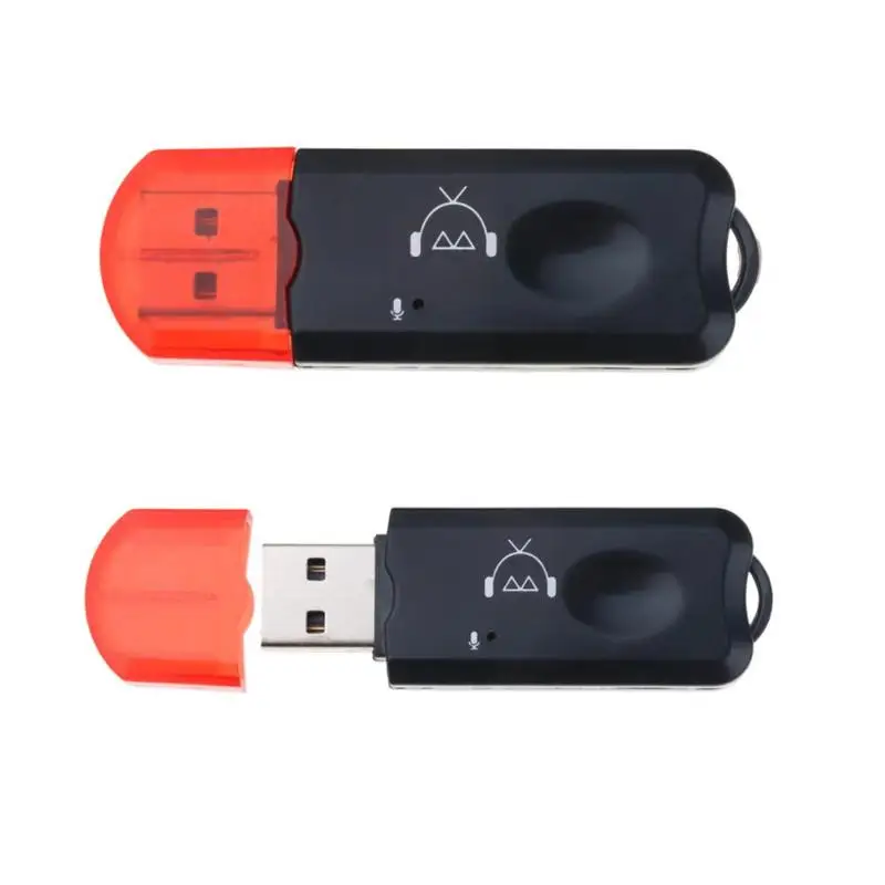 1 шт. USB AUX Bluetooth приемник беспроводной аудио адаптер стерео с микрофоном для
