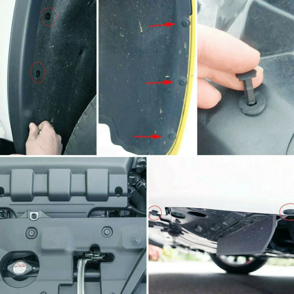 500 шт. автомобильный штифт смешанные клипса обшивки панели двери крепеж бампер заклепки фиксатор прочный и практичный в использовании