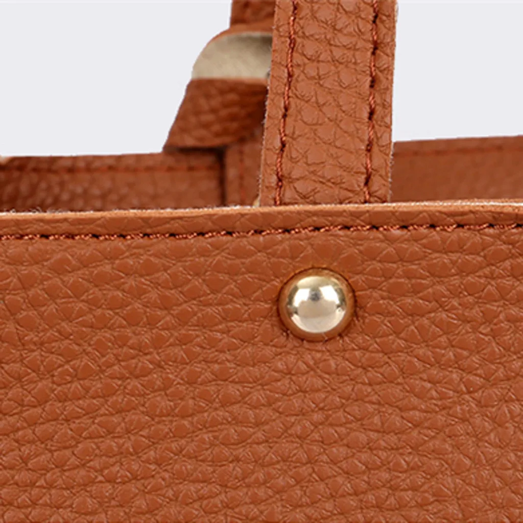 Woman bag New Fashion Four-Piece Shoulder Messenger Bag Wallet Composite Handbag Elegant anti-theft Composite travel bag