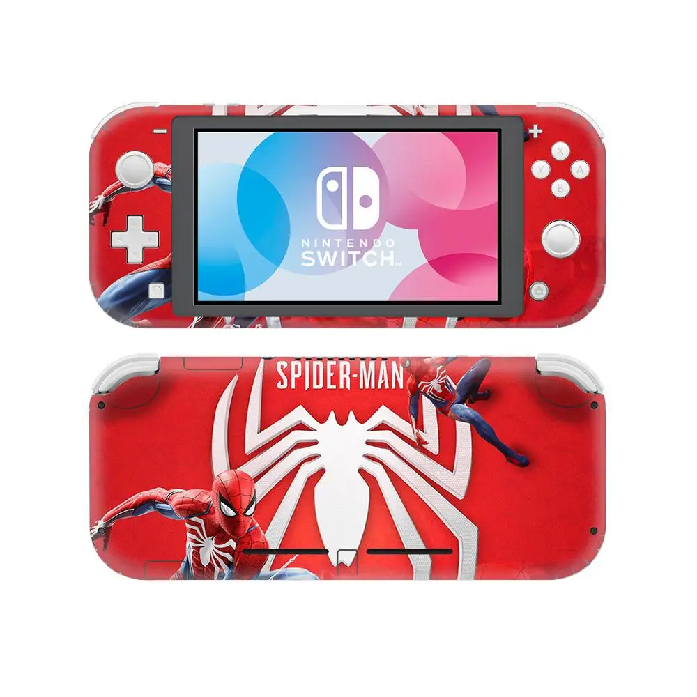 Новые наклейки из кожи Spidermans для Nintendo Switch Lite, виниловые наклейки для консоли, мини-наклейки, аксессуары для игр - Цвет: YSNSL0596