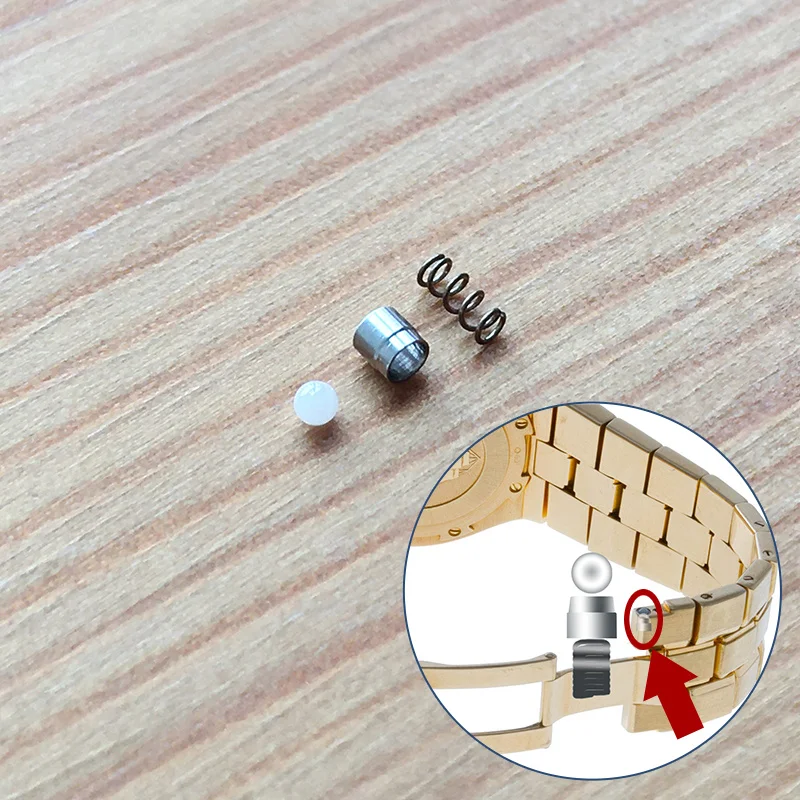 Fibbia Parti A Molla Con Perline In Ceramica Per Audemars Piguet/Patek Philip/Vacheron Contin/Tudor Watch Steel K Gold Band