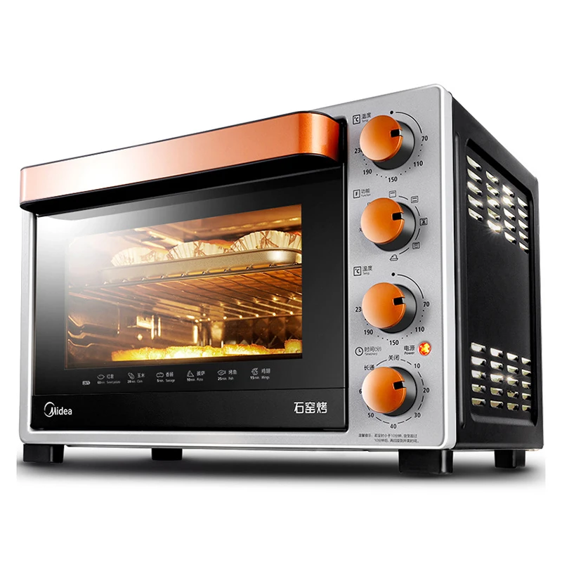 

32L Multifunctional Household Electric Oven Mechanical Timer Control Baking Toaster Pizza Bread Baking Kitchen Tools T3-L324D