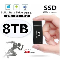 Disque dur SSD Portable USB 500, 8 to, 6 to, 3.1 go, dispositif de stockage pour ordinateur 