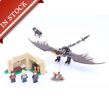 

H Potter Fire Hungarian Horntail Triwizard 75946 11341 Building Block 260+Pcs Bricks Toys Movie 75947 75958 75955 75954 75948