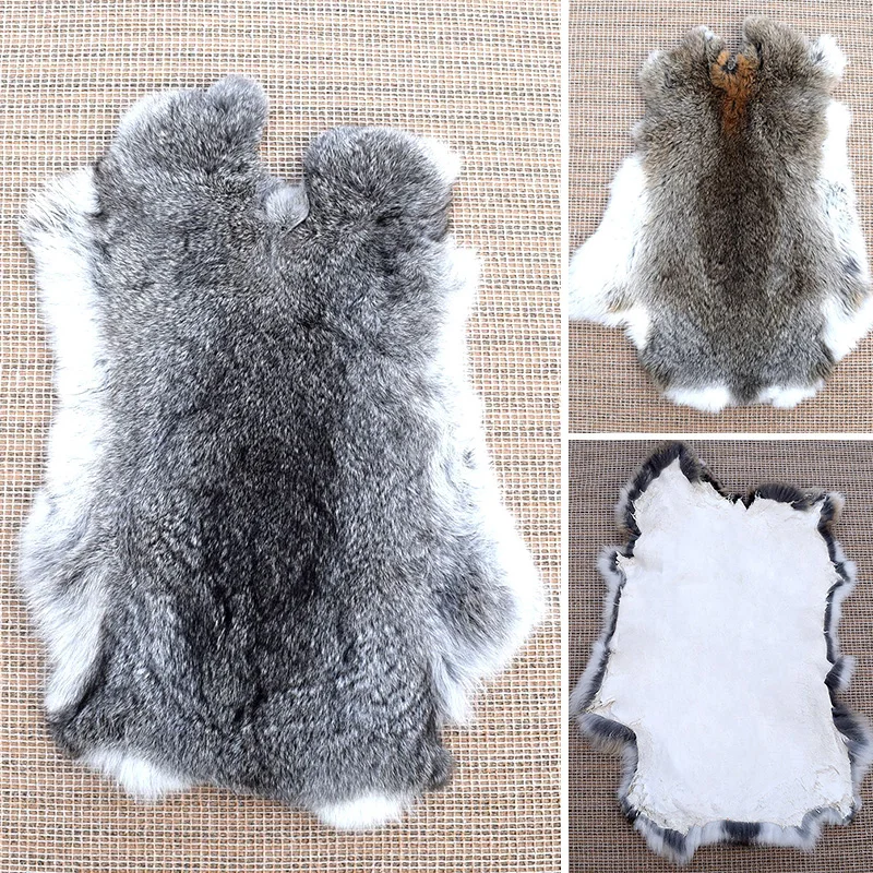 Multicolor Faux Rabbit Fur Fluffy Rabbit Leather Fur DIY Home De