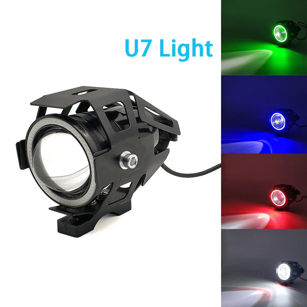 

For Honda CRF250M CRF1000L crf 250 l M SL230 XR230 Motorcycle Headlight spotlight moto U7 LED Light motorcycle accessories