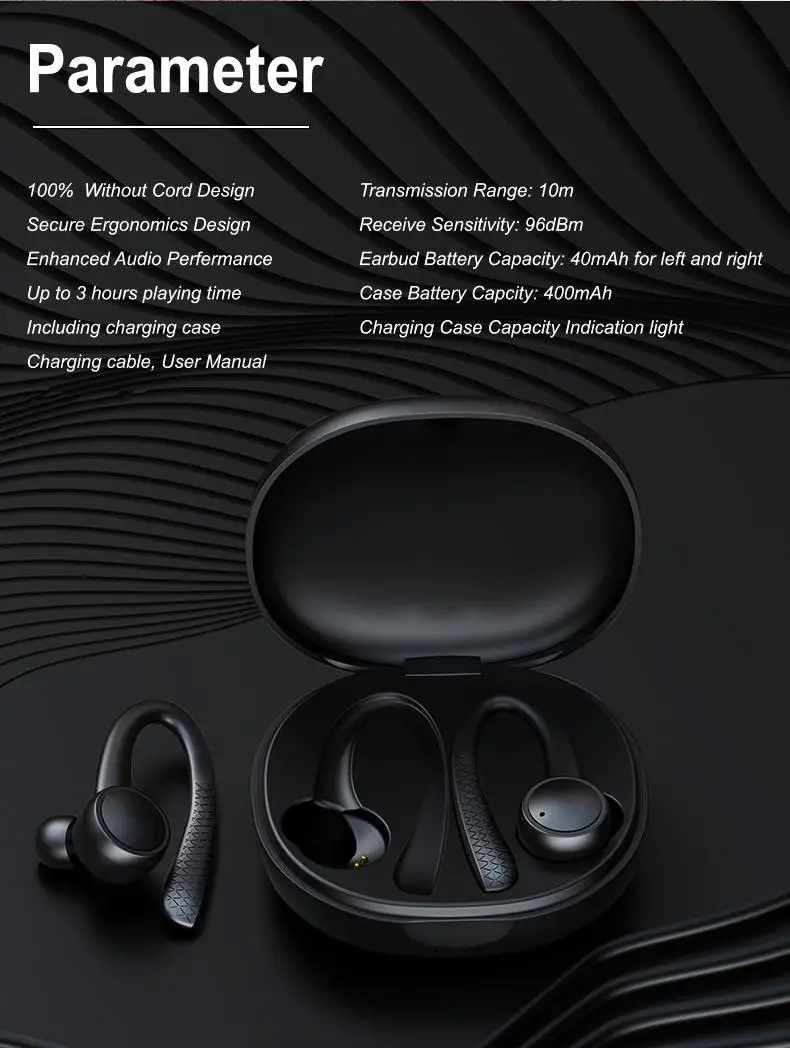 TWS беспроводные наушники bluetooth 5,0 в уши, Силиконовые Мягкие Hi-Fi стерео спортивные наушники с зарядным устройством T7 Pro для телефона