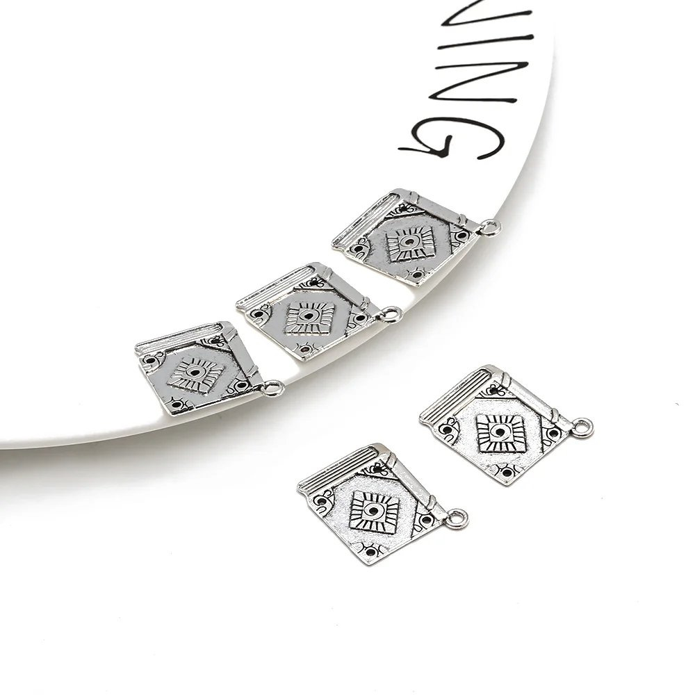 Meibeads 10 шт./лот Подвеска из сплава металлическая книга шарм ювелирные аксессуары