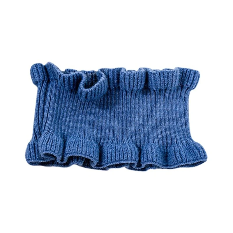 Anam Cache col pour femme au tricot bleu à prix pas cher