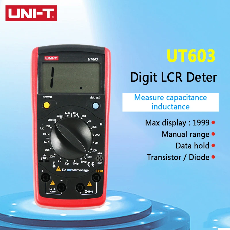 UNIT UNI T UT603 Inductance Capacitance Meter Testers LCR Meter